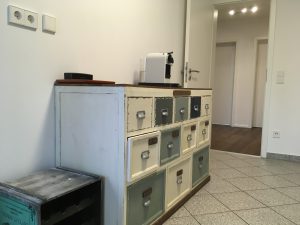 Coffeemaker and storage